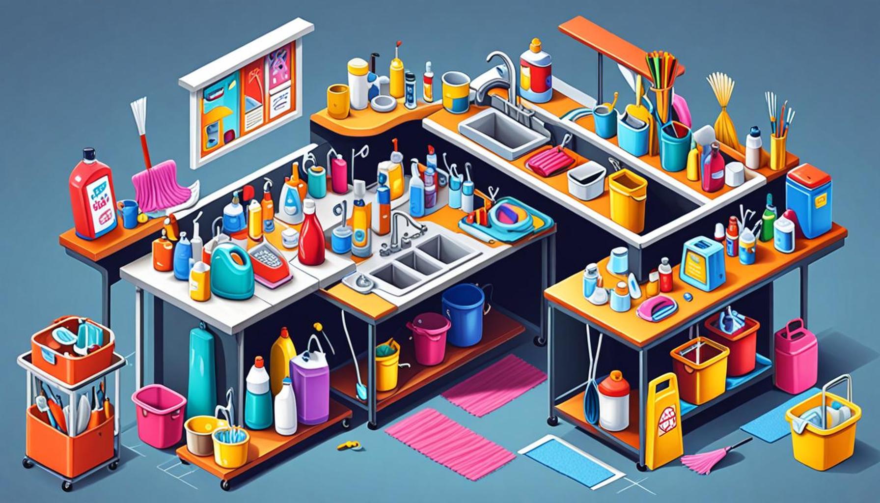 Creating Cleaning Stations: How to Divide Tasks and Optimize Time