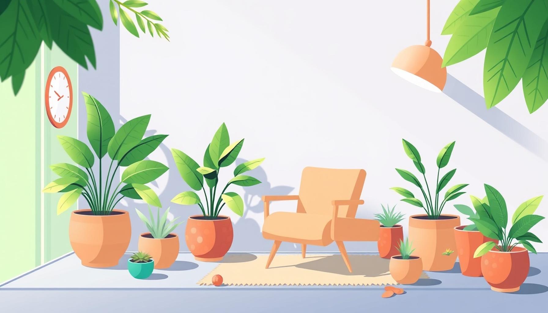 How Plants and Natural Elements Contribute to the Optimization of Minimalist Spaces