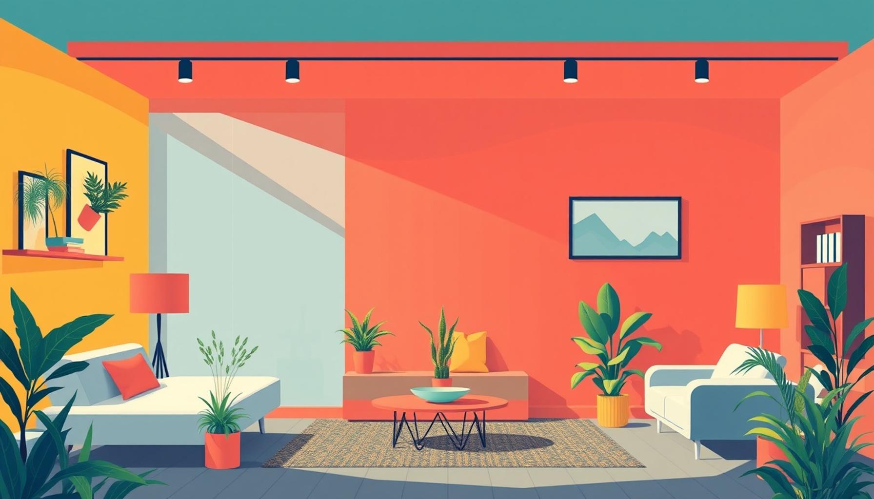 Transformation of Environments: How Lighting and Colors Impact the Optimization of Minimalist Spaces